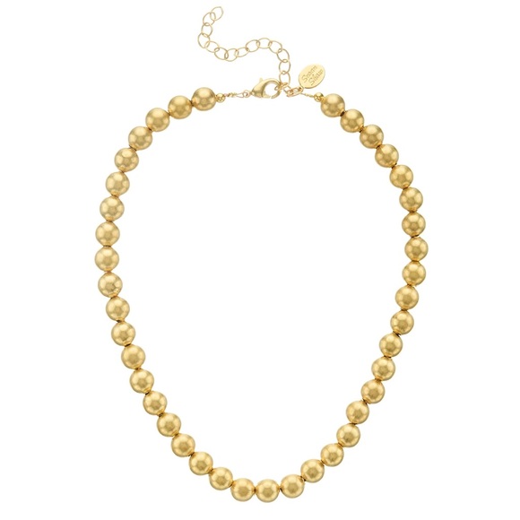 Susan Shaw Jewelry - Lustrous Gold Beaded Necklace